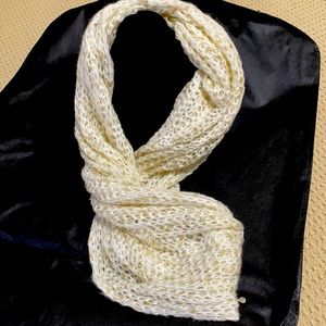 Hand knit infinity scarf
